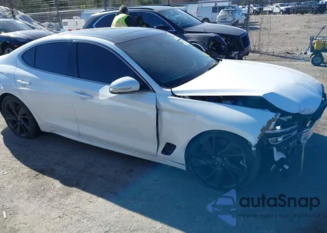 2022 Genesis G70 3.3T Awd из США, поврежденный, VIN KMTG54TE3NU085397